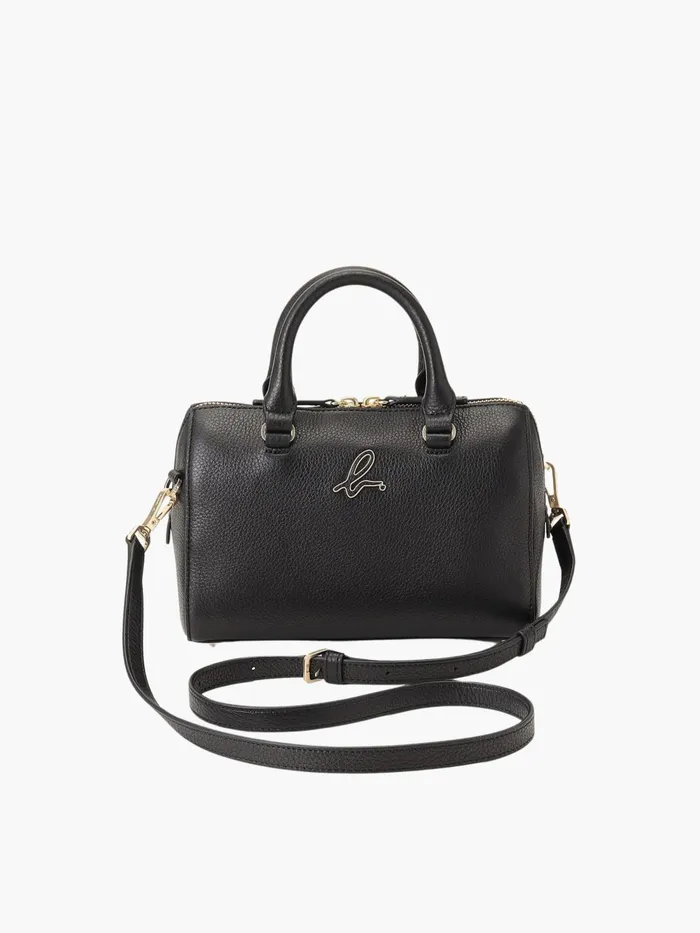 Women Agns B Bags Black Iris Leather Handbag
