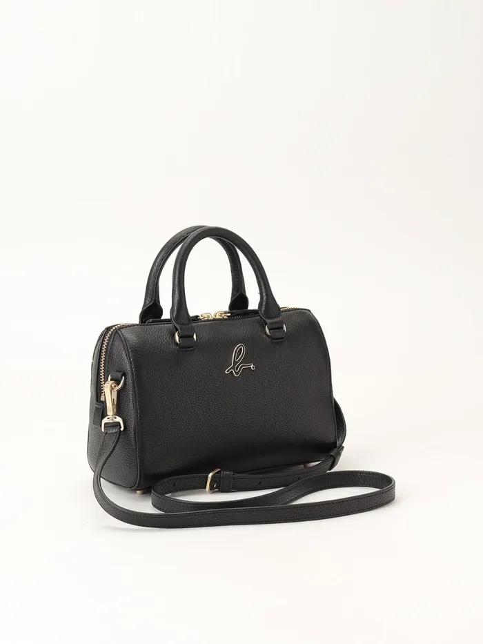 Women Agns B Bags Black Iris Leather Handbag