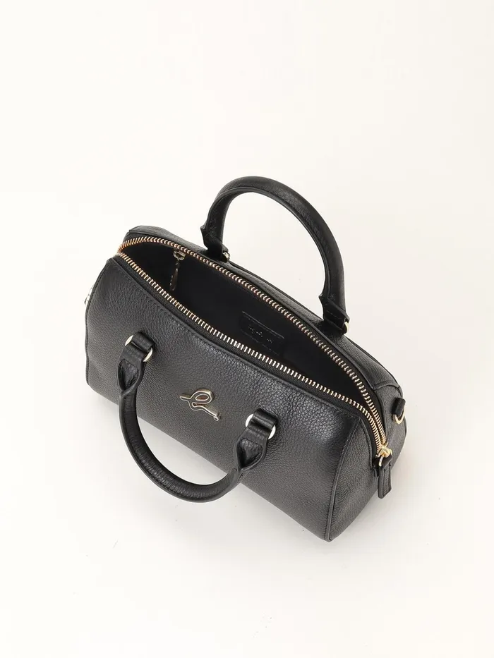 Women Agns B Bags Black Iris Leather Handbag