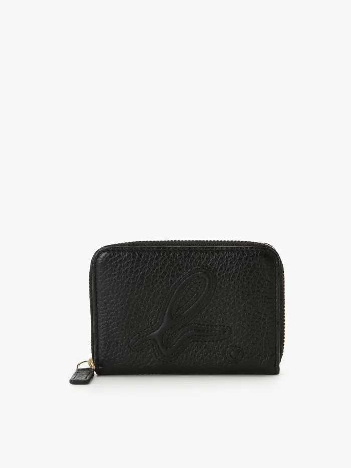 Women Agns B Bags Black Leather 034b034 Logo Coin Purse