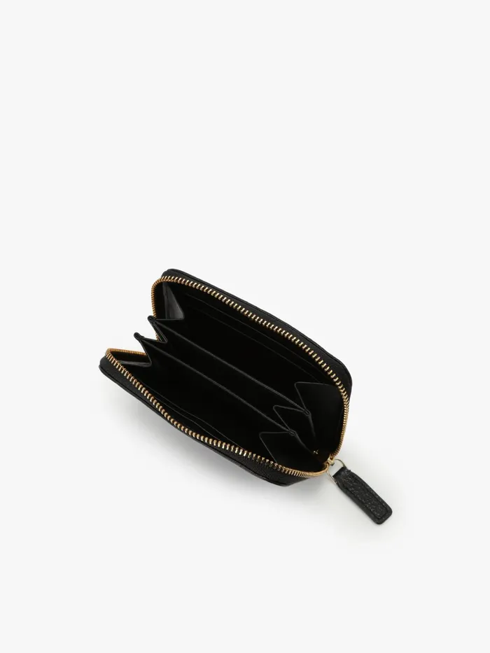Women Agns B Bags Black Leather 034b034 Logo Coin Purse