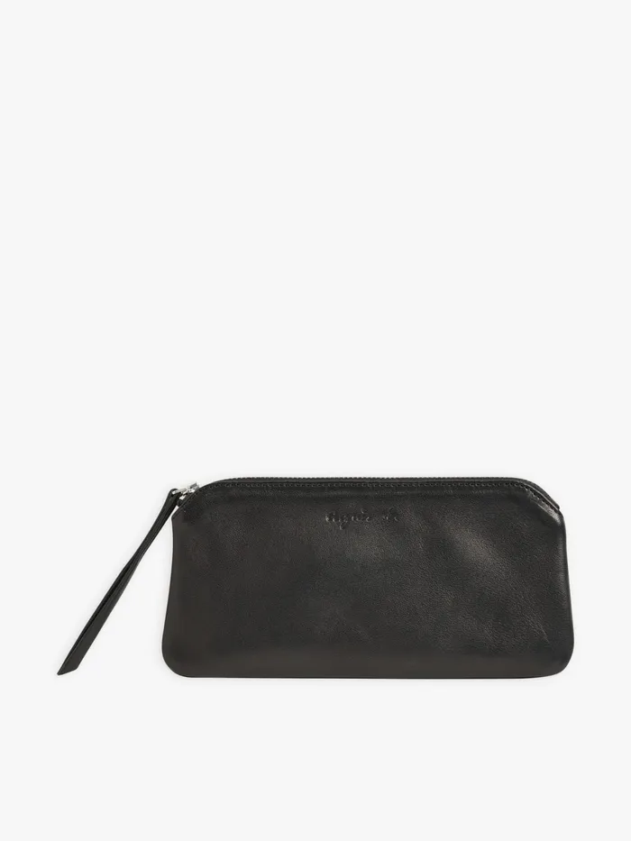 Women Agns B Bags Black Leather Lola Case