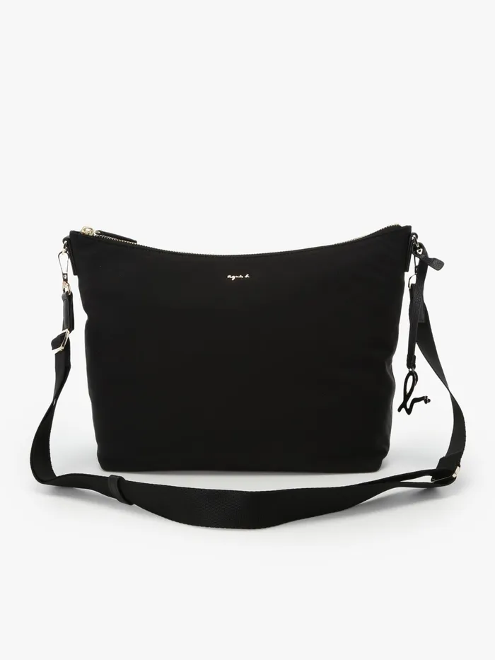 Women Agns B Bags Black Nylon Shoulder Bag