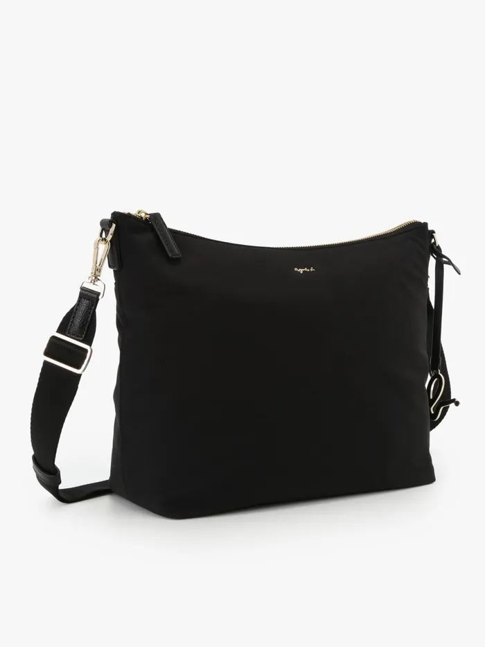 Women Agns B Bags Black Nylon Shoulder Bag