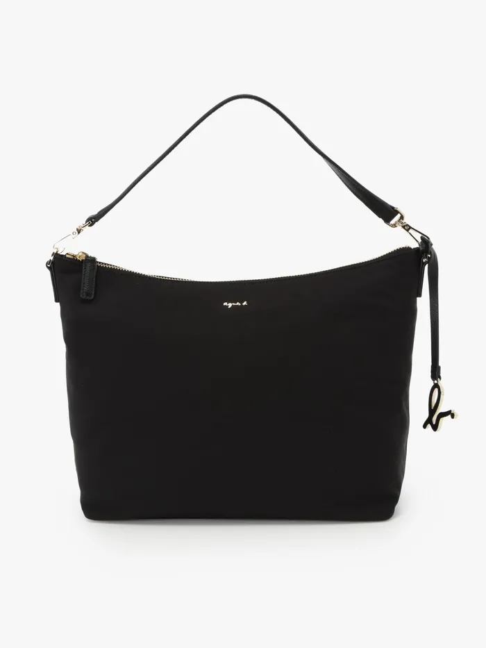Women Agns B Bags Black Nylon Shoulder Bag