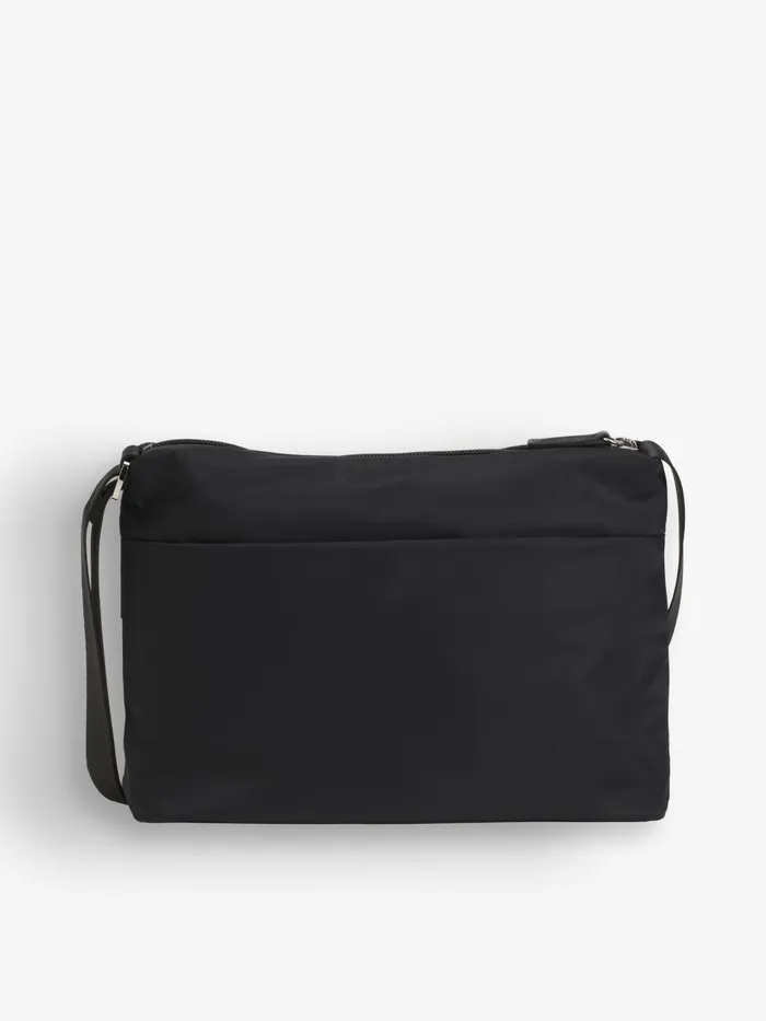 Women Agns B Bags Black Nylon Zipped Shoulder Bag