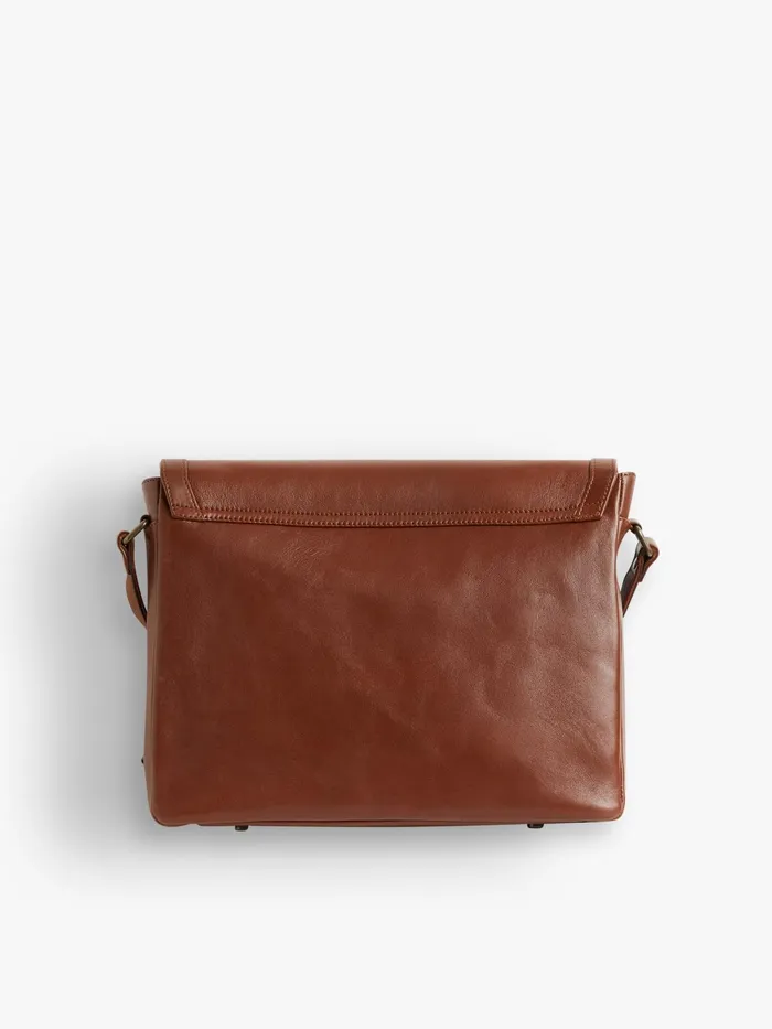 Women Agns B Bags Brown Plonge Lambskin Dakota Messenger Bag