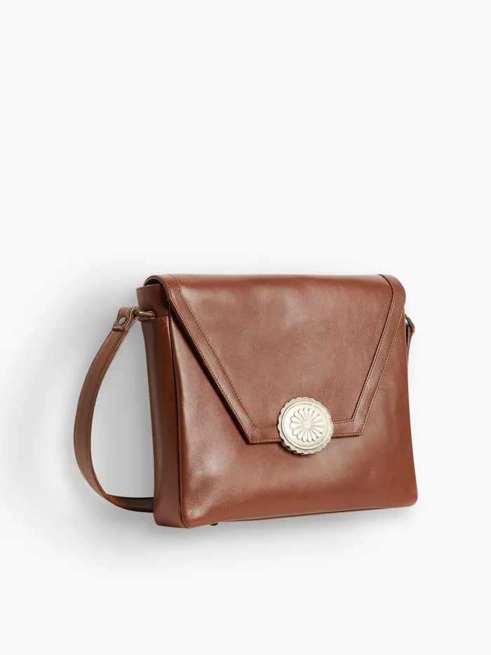Women Agns B Bags Brown Plonge Lambskin Dakota Messenger Bag
