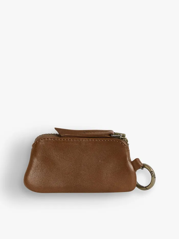 Women Agns B Bags Brown Plonge Lambskin Lola Keyring