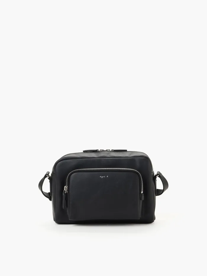 Women Agns B Bags Large Black Leather Shoulder Bag