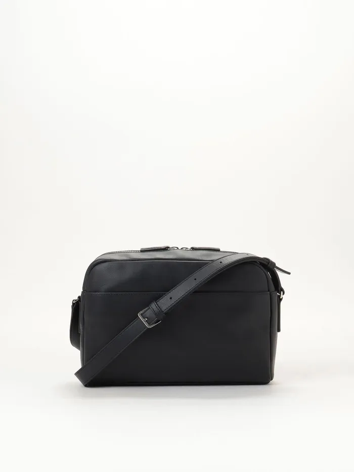 Women Agns B Bags Large Black Leather Shoulder Bag