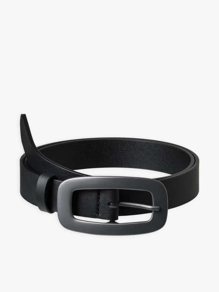 Women Agns B Belts Black Clothilde Belt In Cowhide Leather