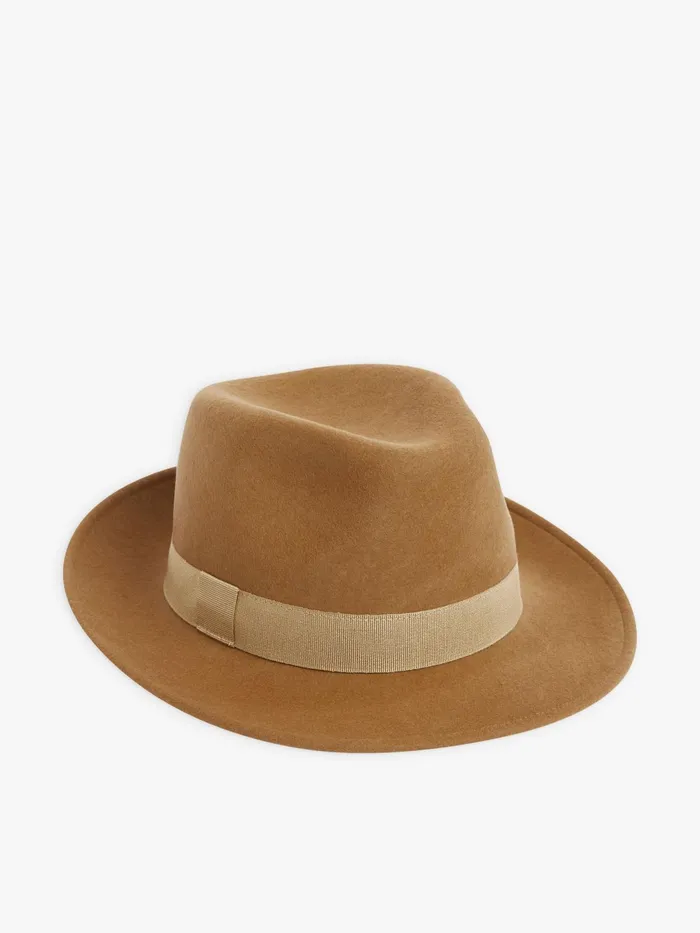 Women Agns B Caps and Hats Brown Wool Gianni Hat