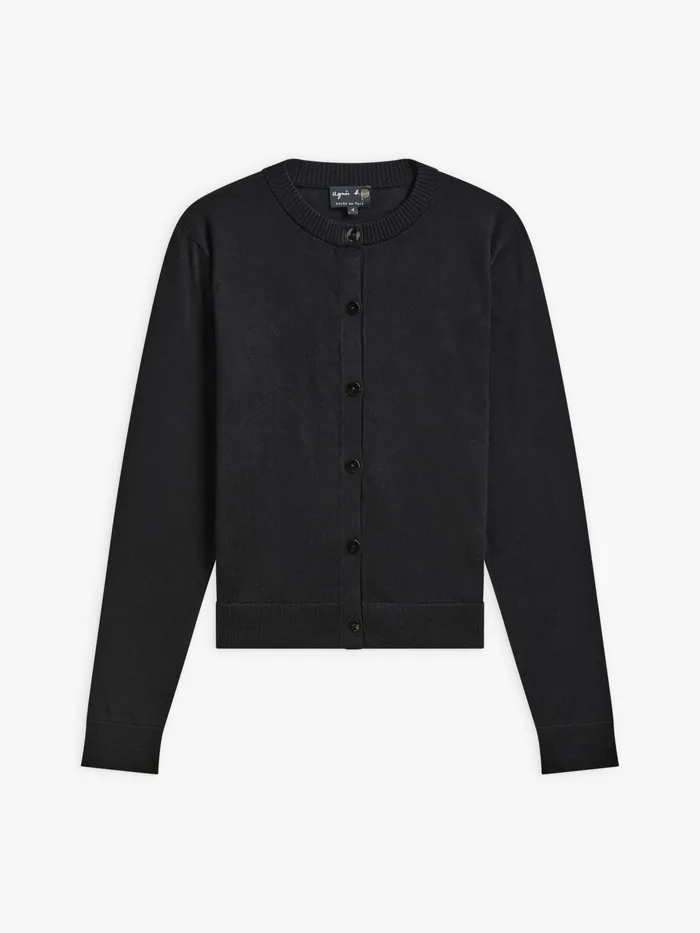 Women Agns B Cardigans Black Lover Longsleeved Cotton Cardigan