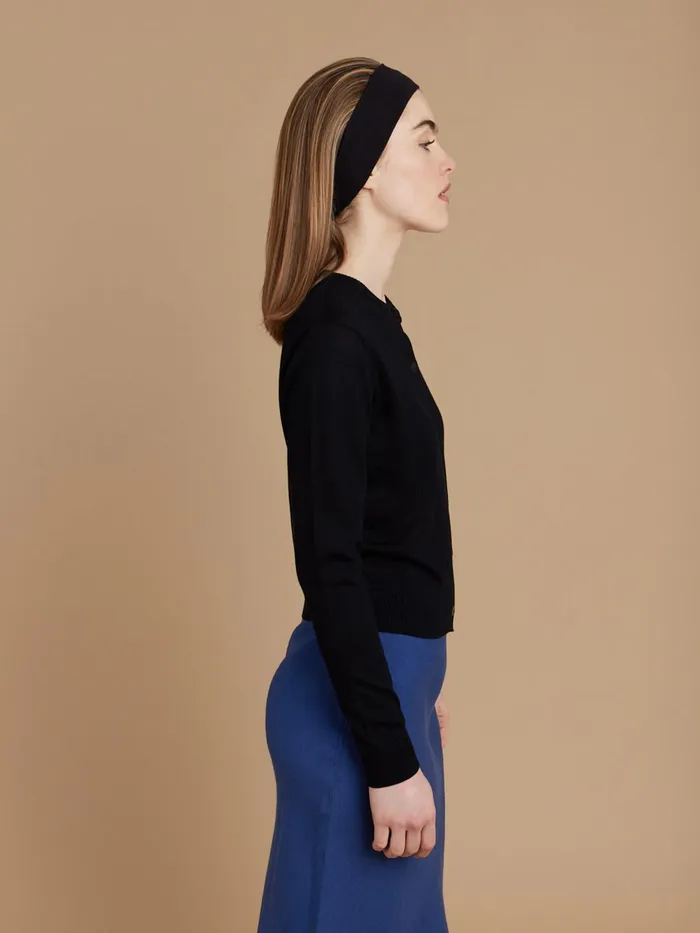 Women Agns B Cardigans Black Lover Longsleeved Cotton Cardigan