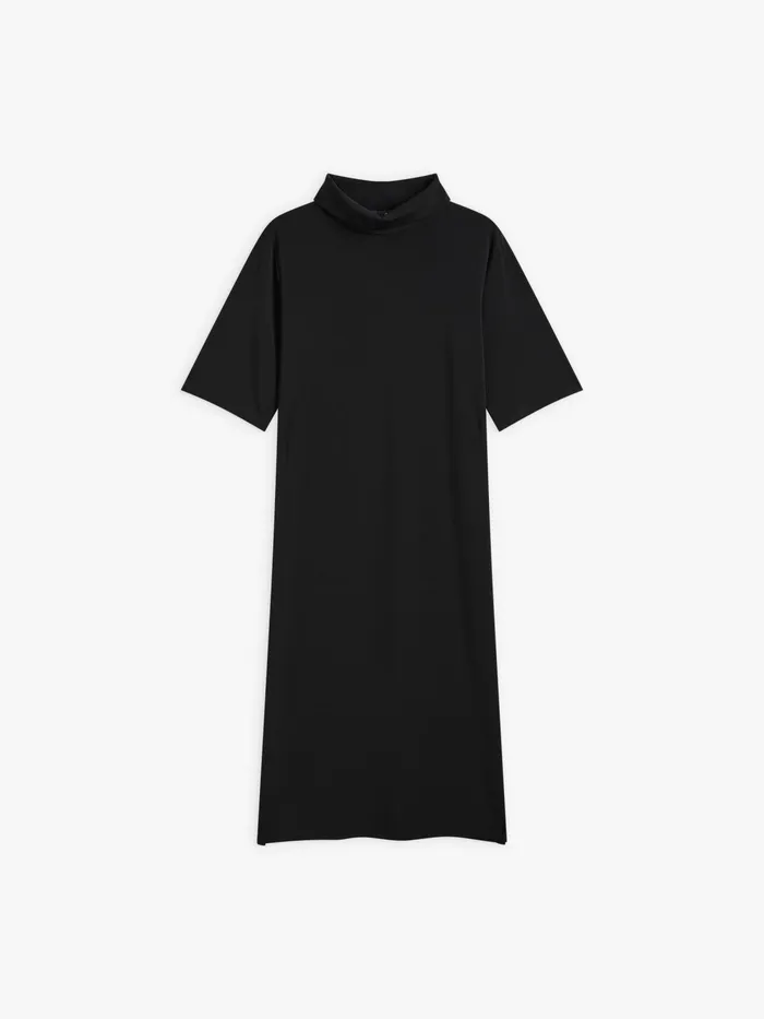 Women Agns B Dresses Black Jersey Crpe Moree Dress