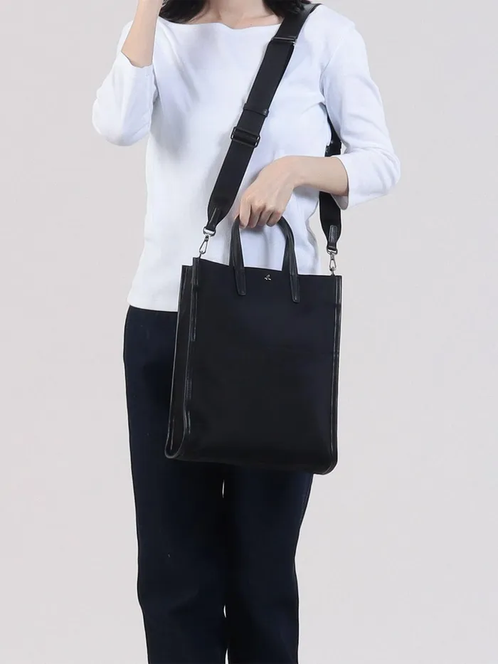 Women Agns B Handbags Black Nylon Shoulder Bag