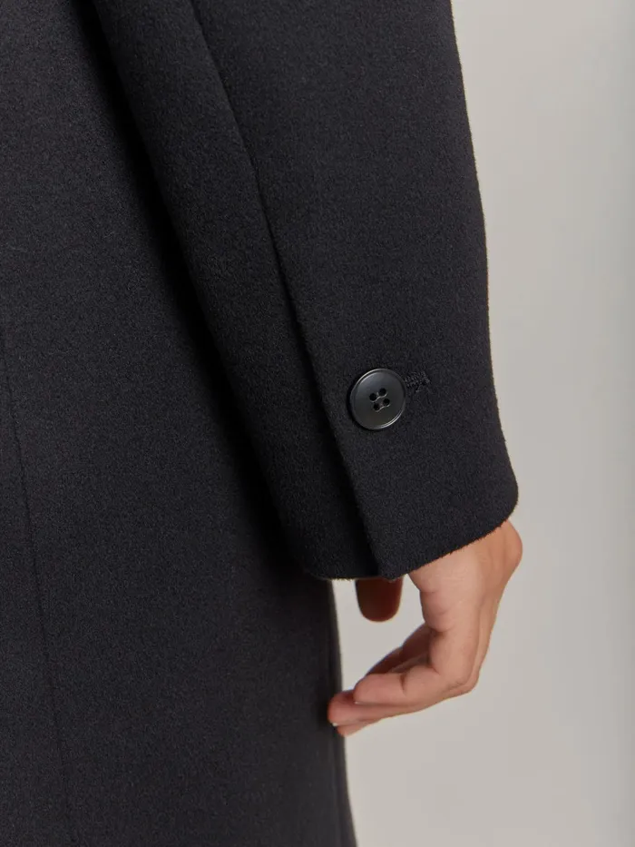 Women Agns B Jackets and Coats Black Cashmere North Coat