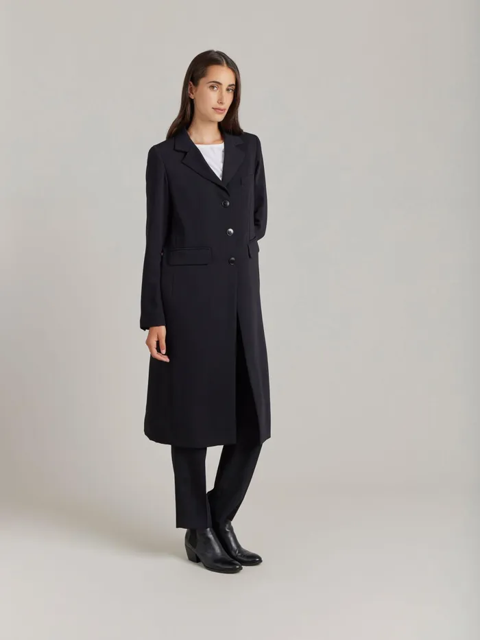Women Agns B Jackets and Coats Black Charley Coat Photo Lining
