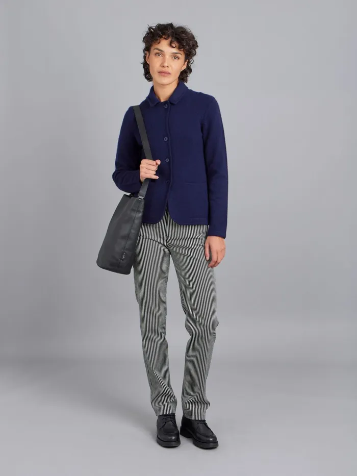 Women Agns B Jackets and Coats Blue Clifford Cashmere Jacket