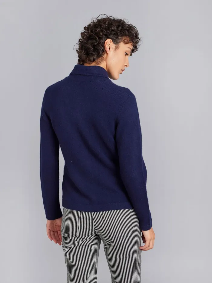 Women Agns B Jackets and Coats Blue Clifford Cashmere Jacket