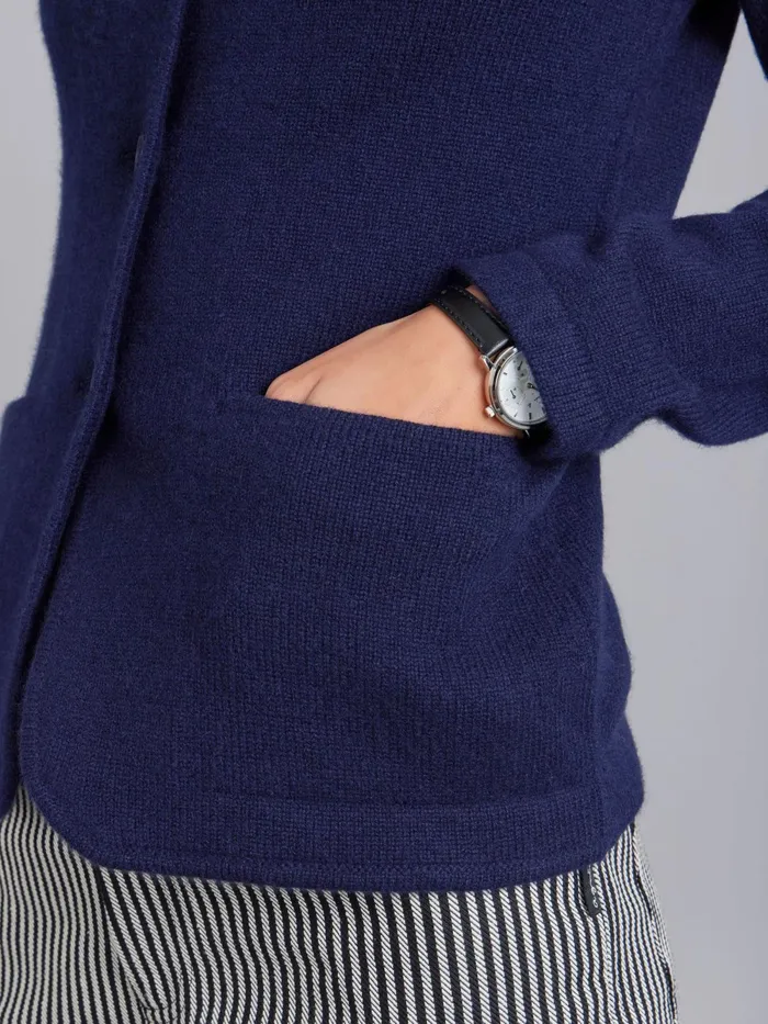 Women Agns B Jackets and Coats Blue Clifford Cashmere Jacket