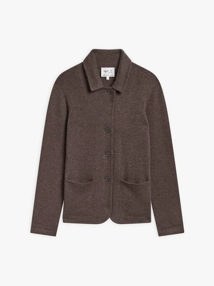 Women Agns B Jackets and Coats Brown Clifford Cashmere Jacket