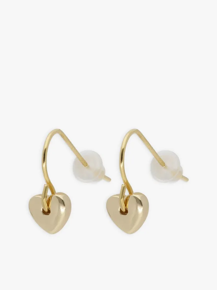 Women Agns B Jewellery and Watches Gold Brass Heart Laia Earrings