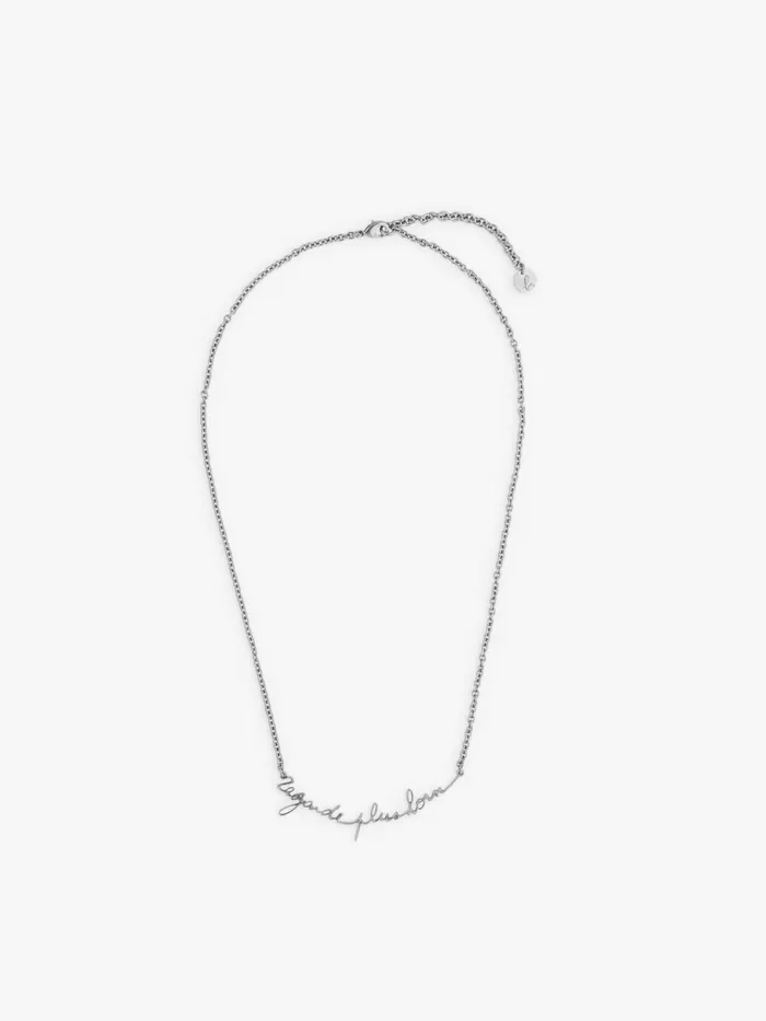 Women Agns B Jewellery and Watches Silver Brass Regarde Plus Loin Necklace