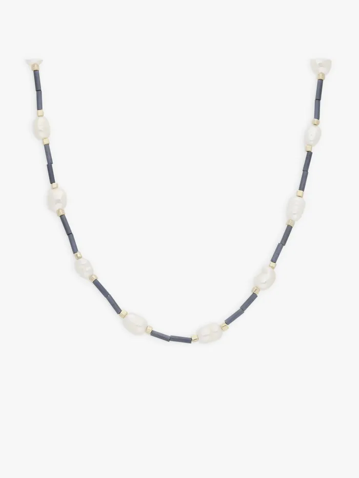Women Agns B Jewellery and Watches White Freshwater Pearl Estee Necklace