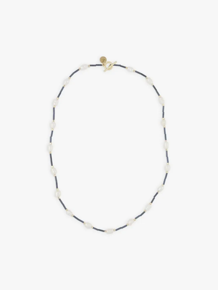 Women Agns B Jewellery and Watches White Freshwater Pearl Estee Necklace