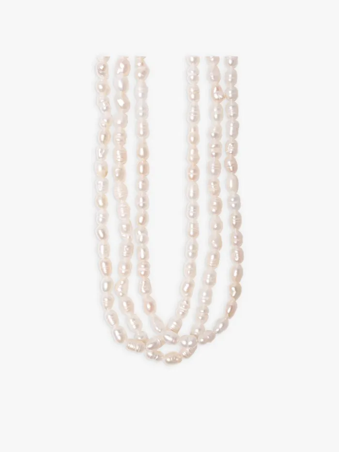 Women Agns B Jewellery and Watches White Lisa Necklace