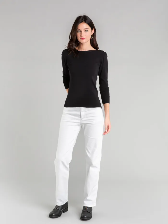 Women Agns B Jumpers Cotton Knit Badiane 34 Sleeves Tshirt