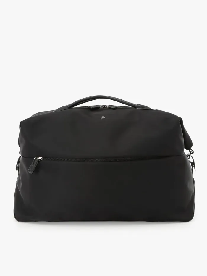 Women Agns B Large Bags and Totes Black Nylon Strap Bag