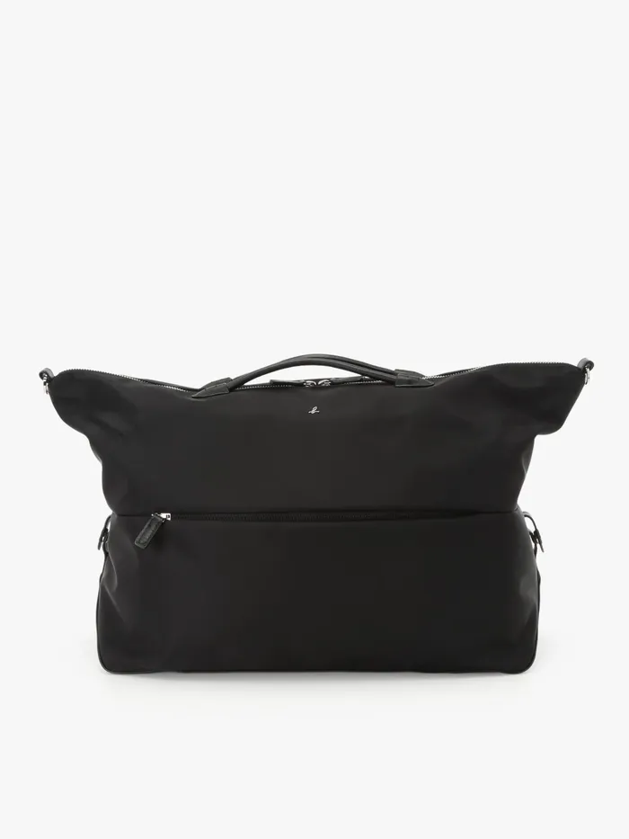 Women Agns B Large Bags and Totes Black Nylon Strap Bag