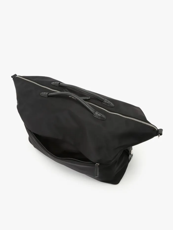 Women Agns B Large Bags and Totes Black Nylon Strap Bag