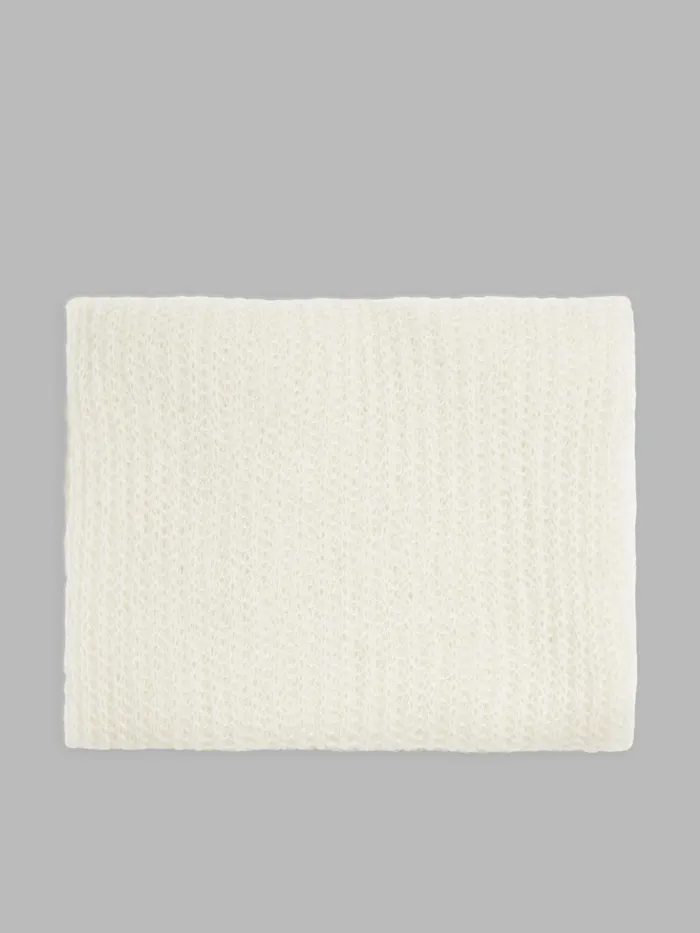 Women Agns B Scarves Cream Chlo Lurex Scarf