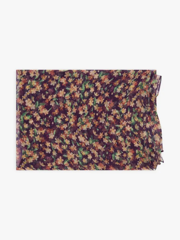 Women Agns B Scarves Edwina Silk Crepon Scarf