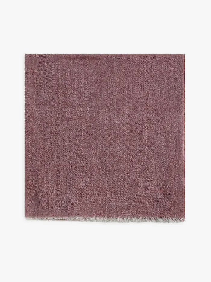 Women Agns B Scarves Pink Wool Florena Scarf