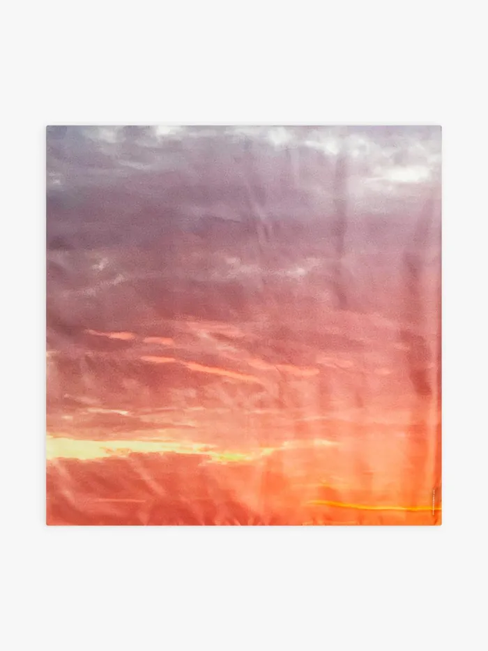 Women Agns B Scarves Sunset Silk Scarf