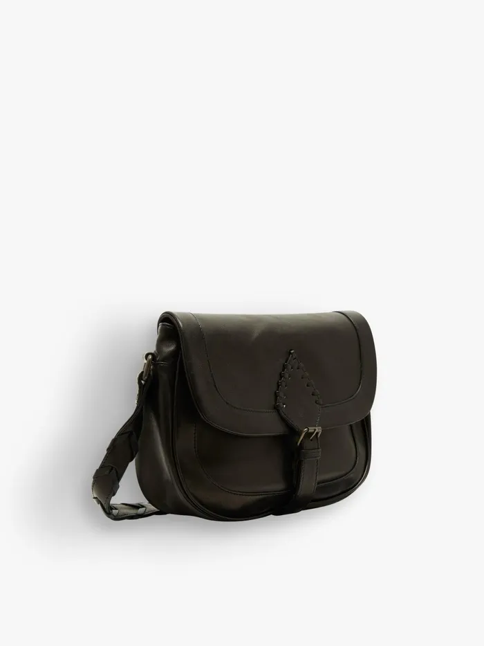 Women Agns B Shoulder Bags Black Leather Marnie Bis Shoulder Bag