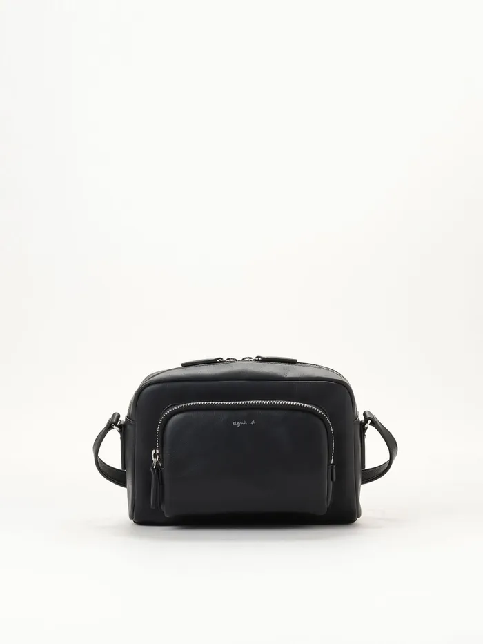 Women Agns B Shoulder Bags Black Leather Shoulder Bag