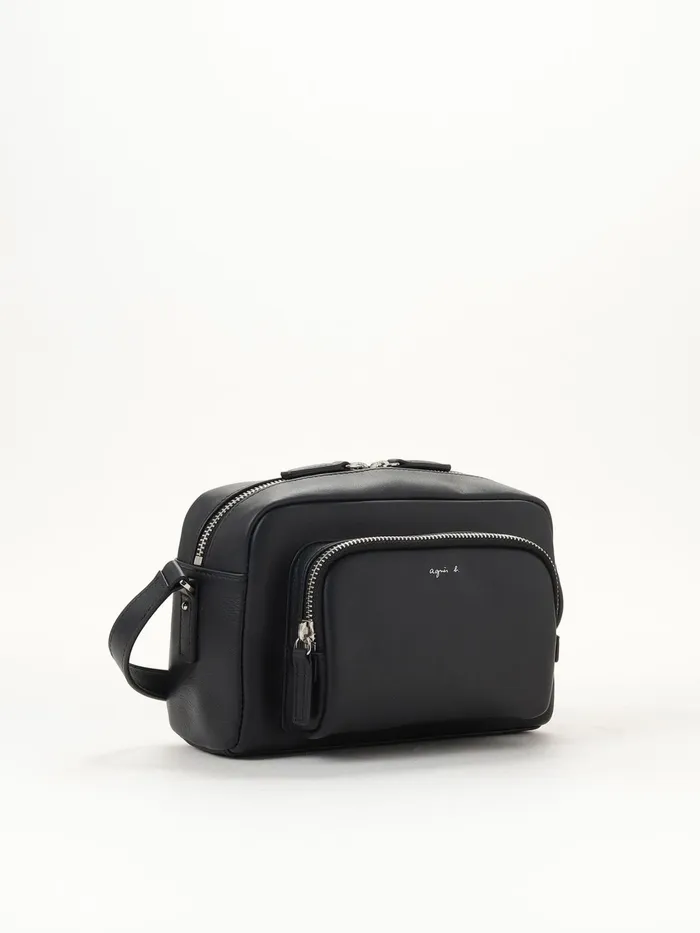 Women Agns B Shoulder Bags Black Leather Shoulder Bag