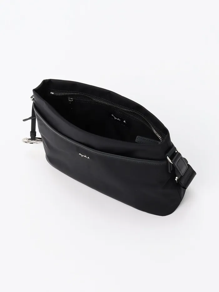 Women Agns B Shoulder Bags Black Nylon Bag With Multiple Pockets