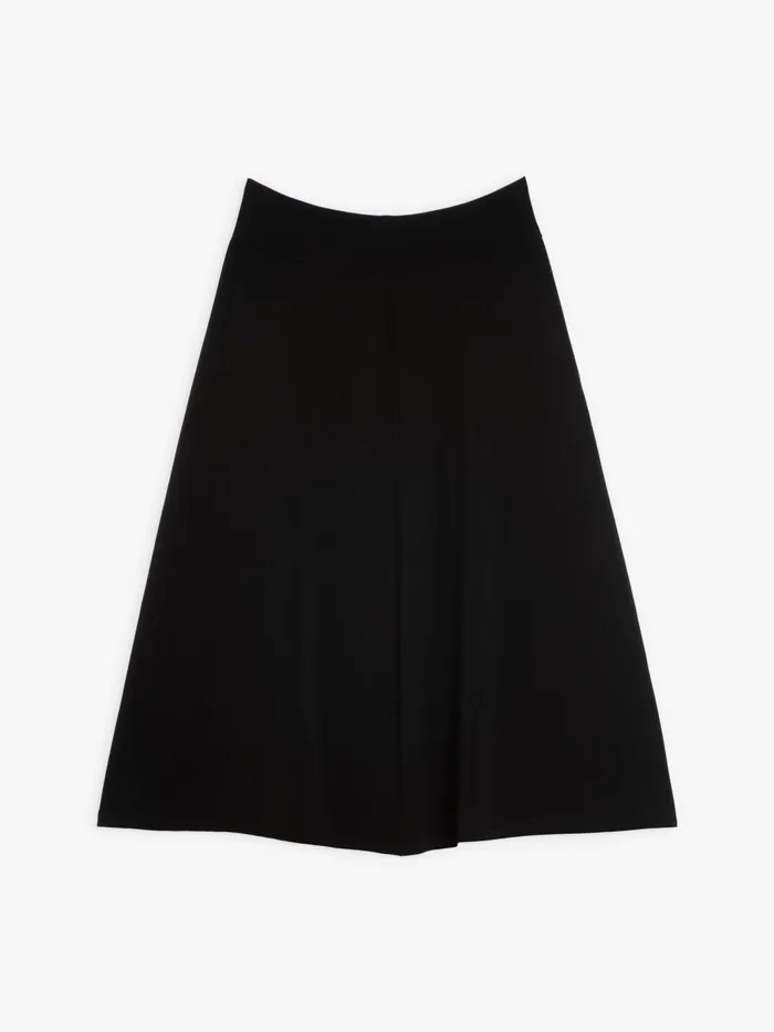 Women Agns B Skirts and Shorts Black Crpe Jersey Brazil Skirt