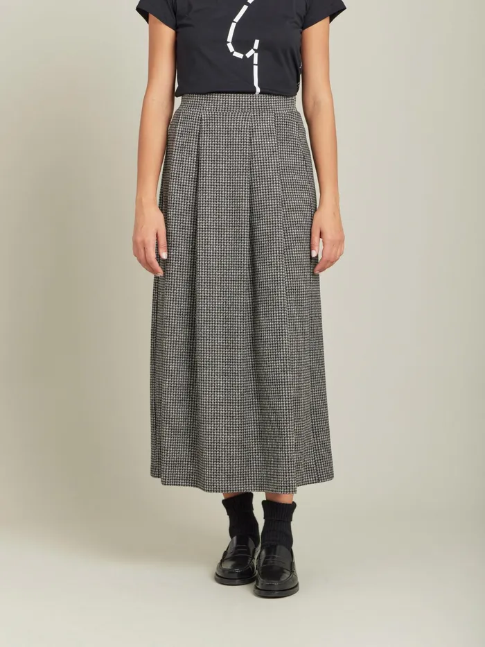 Women Agns B Skirts and Shorts Black Jacquard Early River Skirt