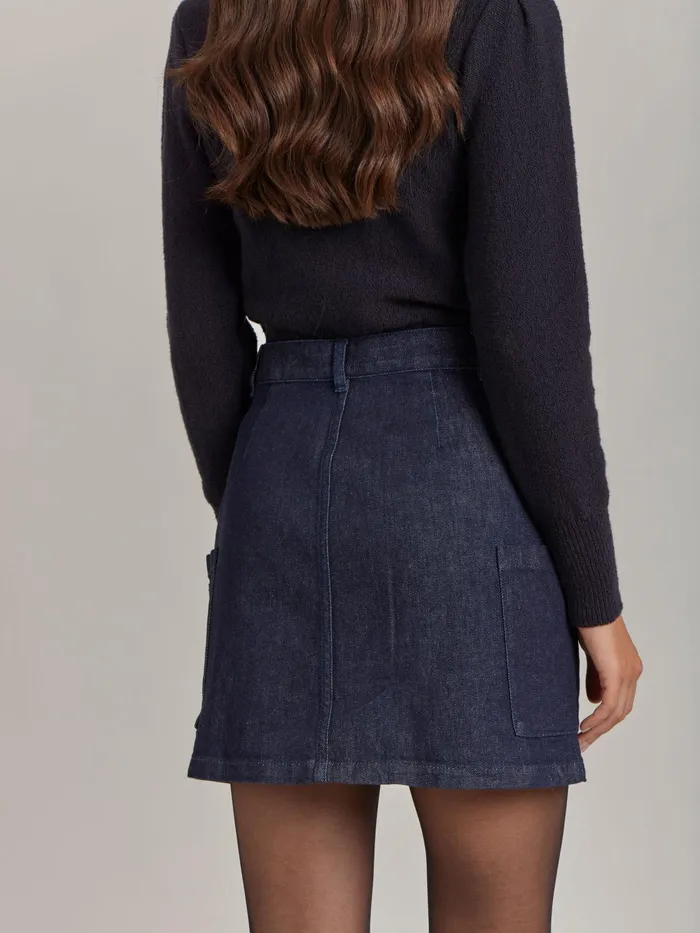 Women Agns B Skirts and Shorts Denim Cotton Skirt