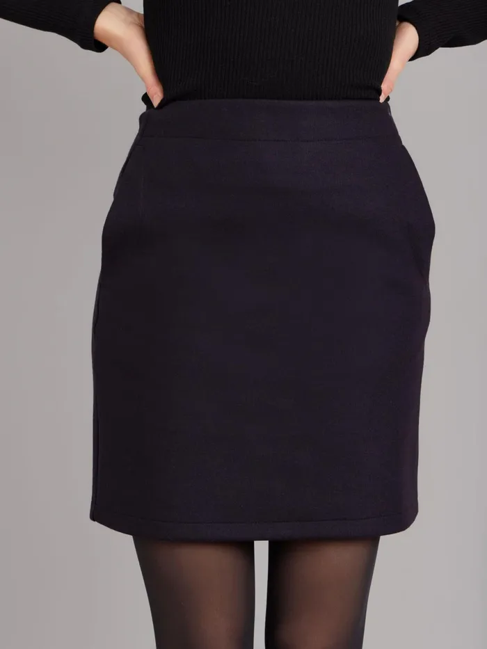 Women Agns B Skirts and Shorts Midnight Blue Short Senso Skirt