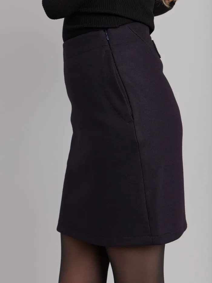 Women Agns B Skirts and Shorts Midnight Blue Short Senso Skirt