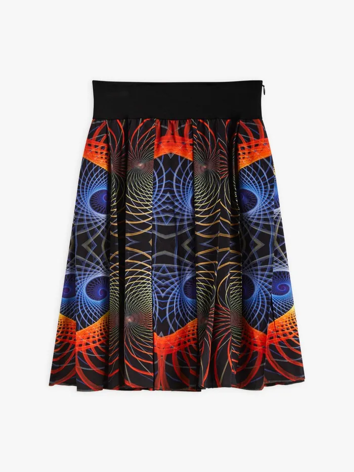 Women Agns B Skirts and Shorts Viscose Printed Ikon Skirt